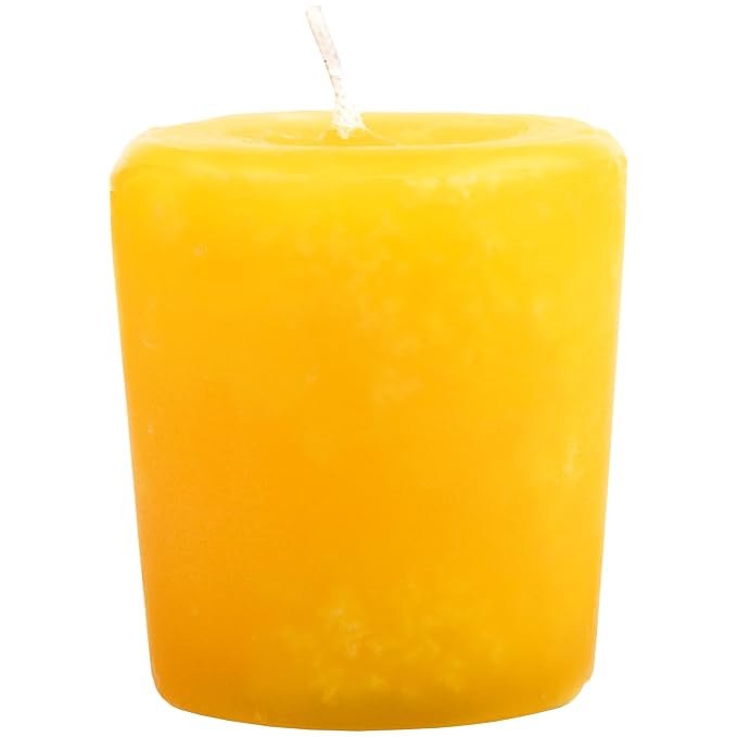 Aroma Naturals Votive Candles Essential Oil Orange Scented, Lavender and Tangerine, 6 Count