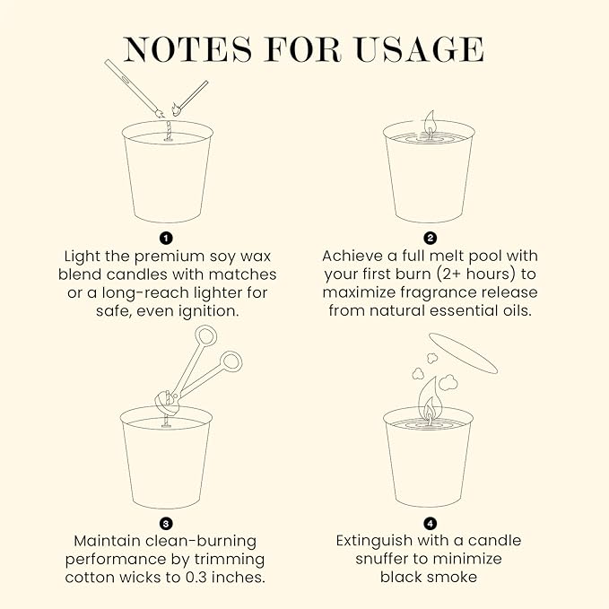 M&SENSE Natural Soy Candle| Lavender Vanilla | 5.3 oz | Mini Spring Scented Candles for Relaxation, Meditation, Home Décor | for Bedroom, Office, Party Small