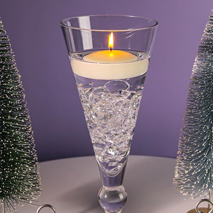 72 Richland Floating Candles 3" (Light Ivory)