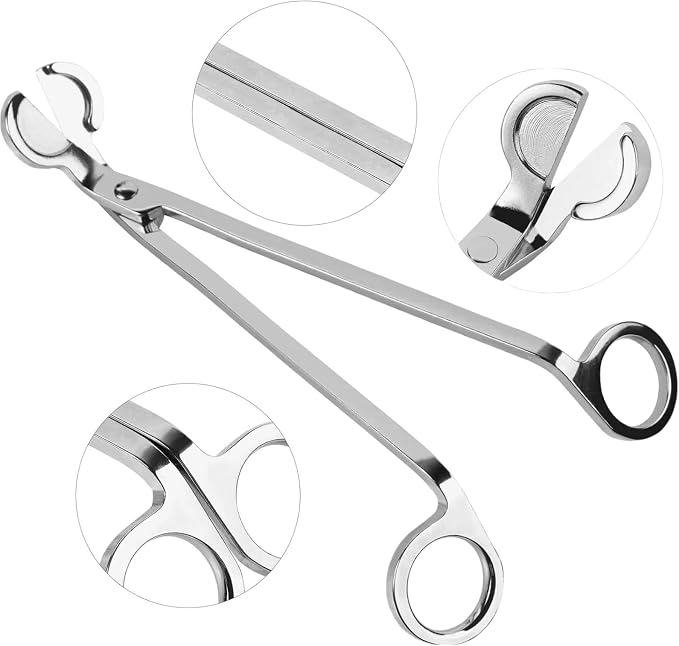 3 in 1 Candle Accessory Set wit, Wick Cutter & Wick Scissor Candle Gift Set for Candle Lovers