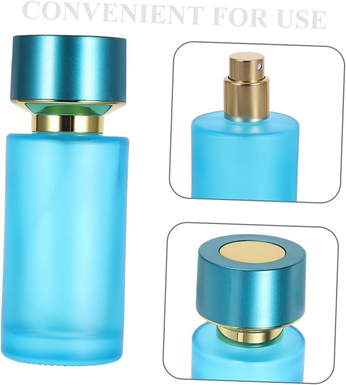 NOLITOY Portable Glass Perfume Refill Bottle Cap Travel-friendly Atomizer for Fragrance and Stylish Design for Easy Application