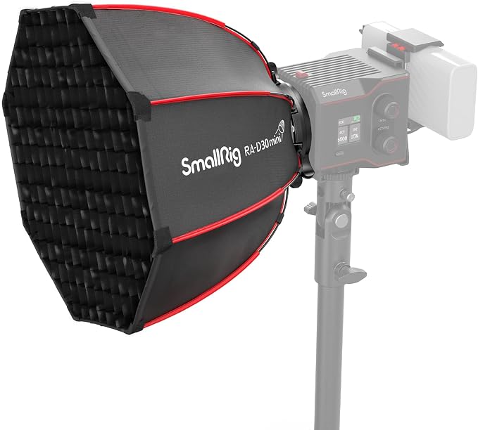 SmallRig 11.4”/29cm Mini Parabolic Softbox Quick Release, Compatible with SmallRig RC 60B/60C, RC 100B/100C Series COB LED Video Light, RA-D30-4358