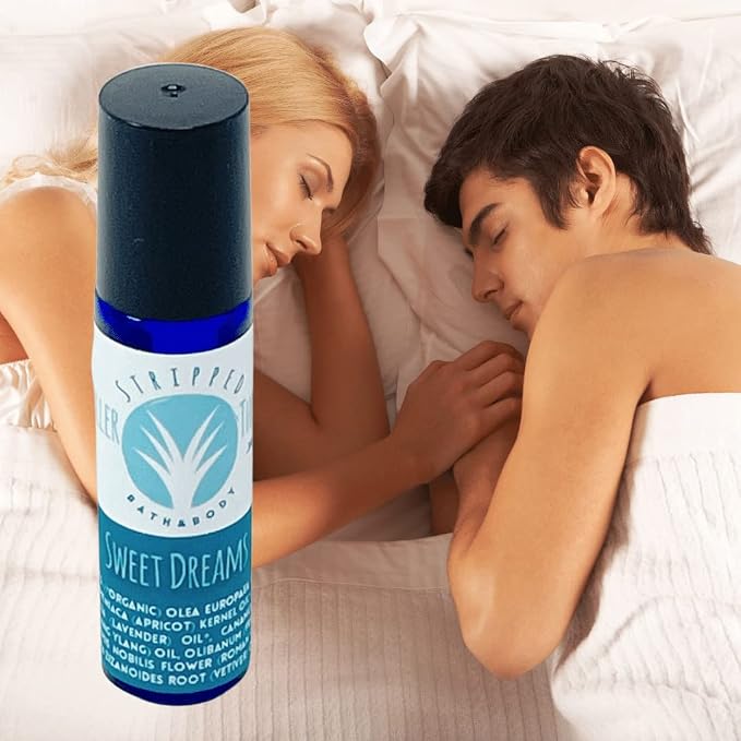 Sweet Dreams Bedtime Relaxation Aromatherapy | Night Time Unwind Support Aromatherapy Roll-On w/Lavender, Neroli & Chamomile Essential Oils | Stocking Stuffer Idea