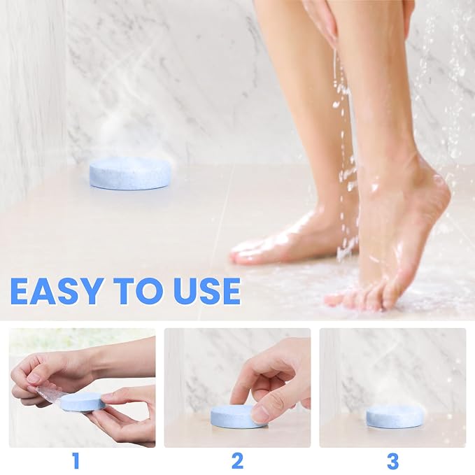 Shower Steamers 8 Pack Set Shower Bombs Tablets in Blue Box with 8 Fragrances with Shea Butter for Self-Care & Relaxation, Idea for Mothers Day Women and Men