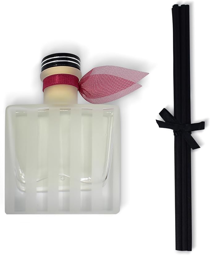 Reed Diffuser Set, Red Currant Scented Oil Diffuser with Sticks, Home Fragrance Accessories for Bathroom Shelf Decor, Aroma Diffusers for Home or Office Desk, USA Made
