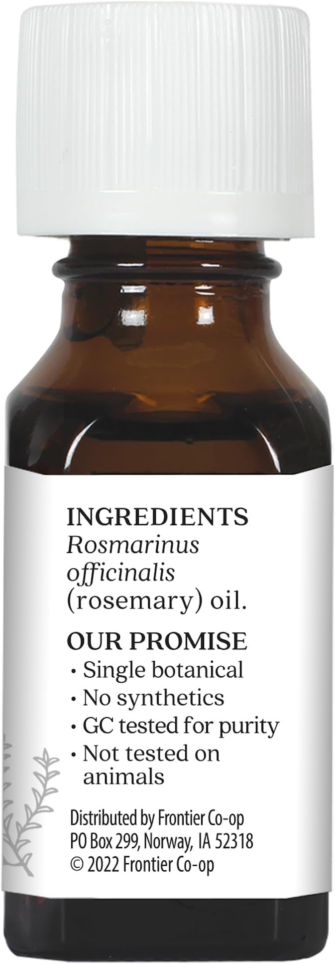 Aura Cacia Rosemary Essential Oil, Pure Rosmarinus Officinalis Oil, Aromatherapy for Skincare, Massage, Hair Care, DIY Blends | 0.5 Fl Oz (Pack of 1)