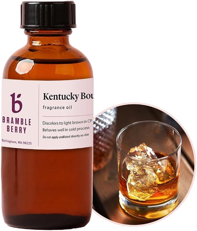 Bramble Berry Kentucky Bourbon Fragrance Oil | Kentucky Bourbon Scent for Soap Making, Candle Making, Lotion & Bath Bombs | Skin Safe, Vegan, Paraben & Phthalate Free, DIY Craft Essential