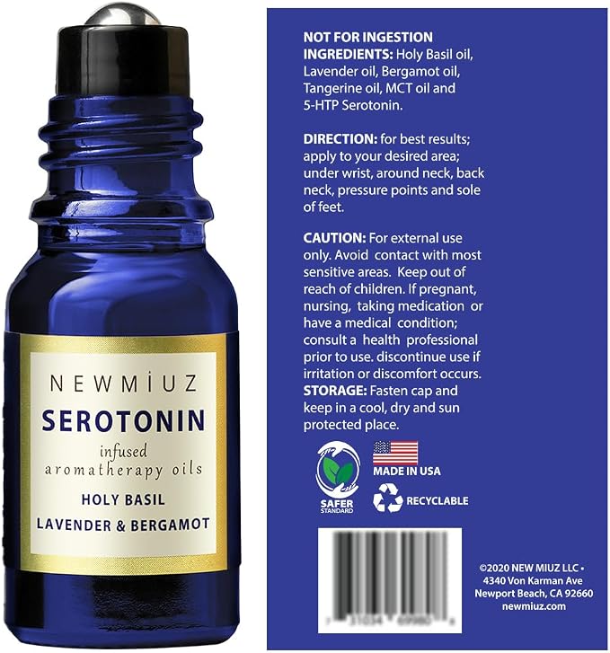 Destress Holy Basil Lavender and Bergamot & Calming Magnesium Lavender Orange Cedarwood Pack of 2