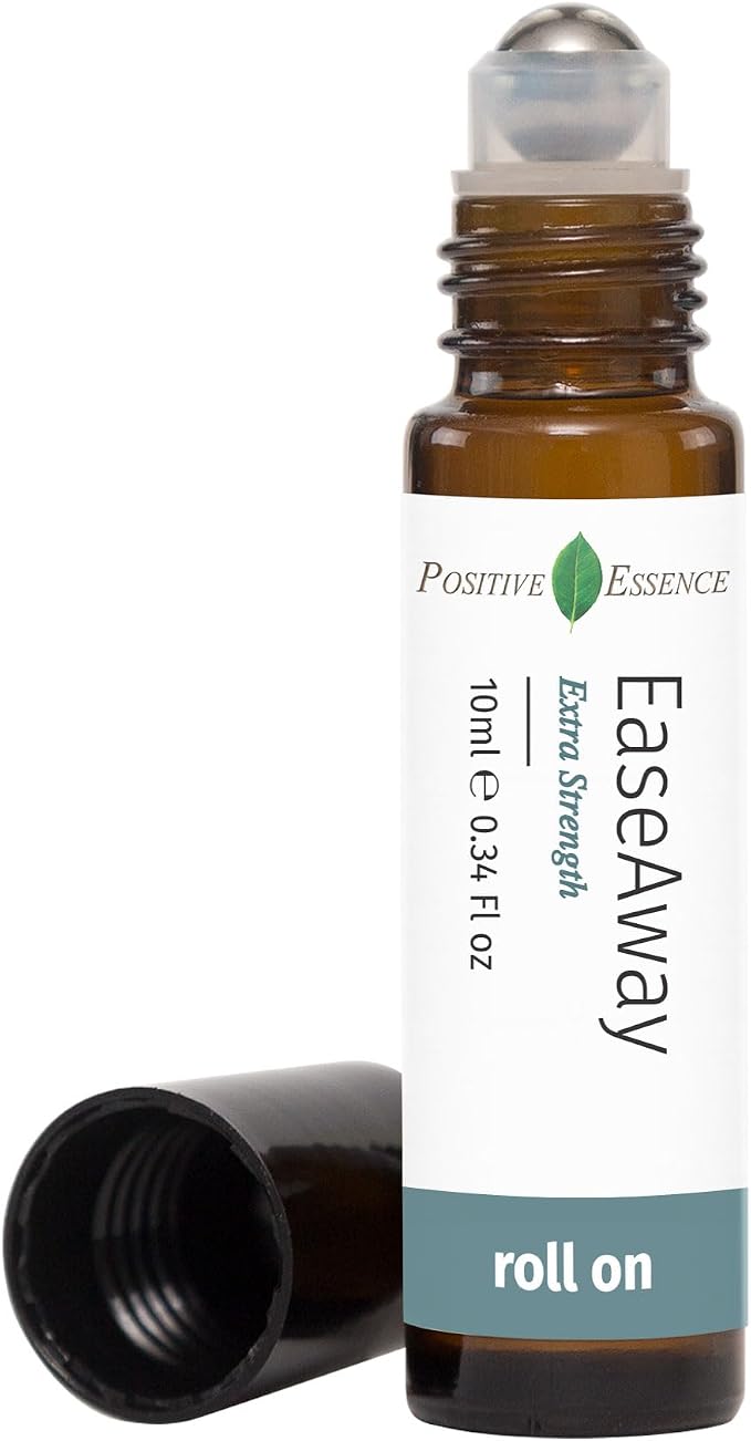 EaseAway Extra Strength Essential Oil Roll On, Essential Oil Blend for Head Relief, Relaxation, and Skincare, Leak-Proof Rollerball, Tension Relief Roll-on (10 mL)