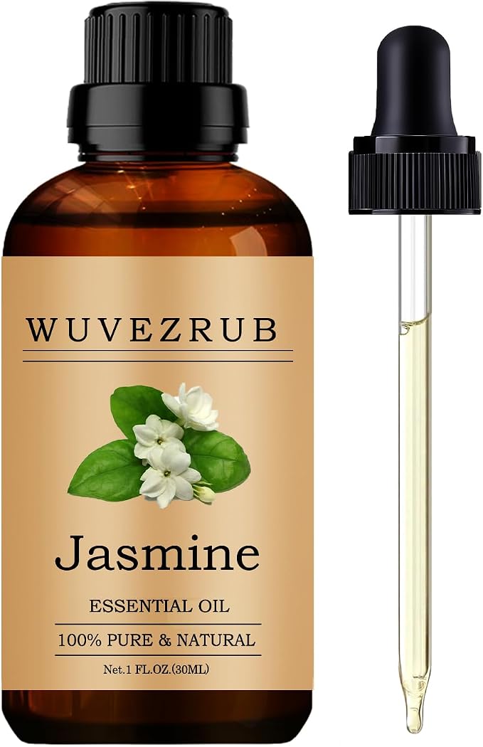 Jasmine Essential Oils, 30ML Pure and Natural Essential Oil for Aromatherapy Diffuser - Jasmine /1 Fl Oz