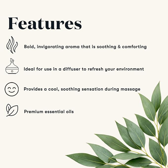 Young Living Eucalyptus Globulus Essential Oil | 15 ml | Cooling, Refreshing Aroma for Diffusion & Massage | Supports Breathing Comfort & Relaxation | Premium Seed to Seal® Quality Oil