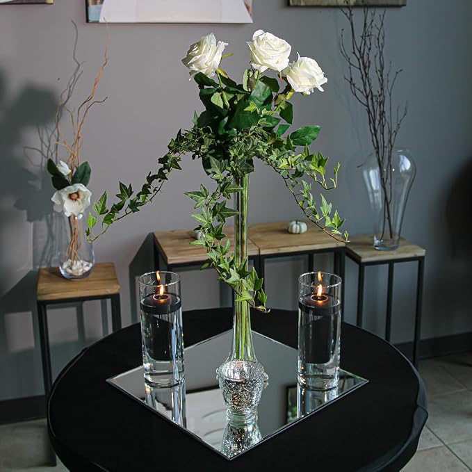 24 Black Richland Floating Candles 3"