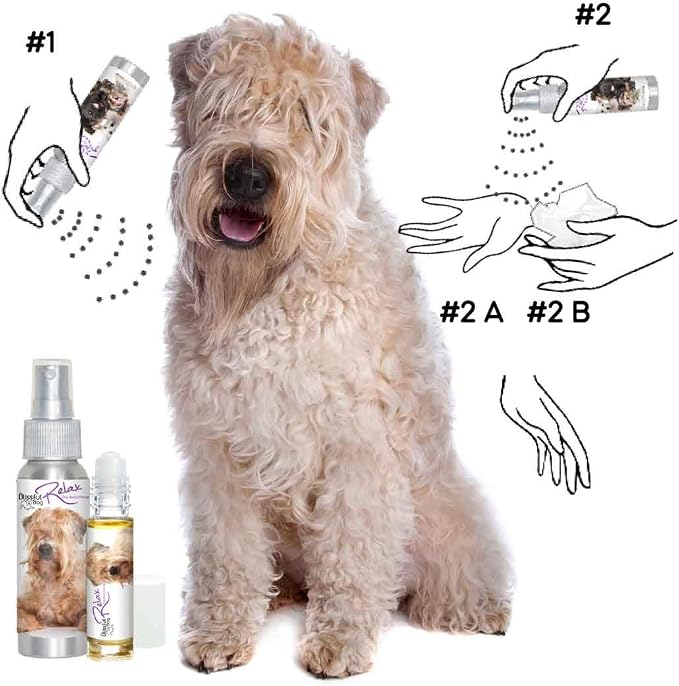 The Blissful Dog Soft Coated Wheaten Terrier Relax Dog Aromatherapy, 2.67-Ounce Spray