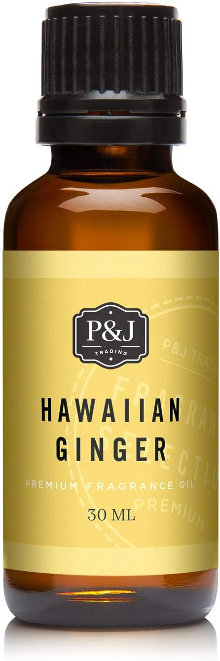 P&J Trading Fragrance | Hawaiian Ginger Oil 30ml - Candle Scents for Candle Making, Freshie, Soap Making Supplies, Diffuser Oil Scents