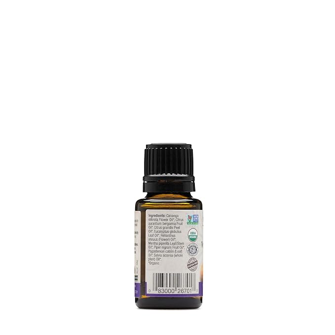 Nature's Answer 100% Pure Organic Essential Oil Blend, 0.5-Ounce, Vitality Ener-Boost