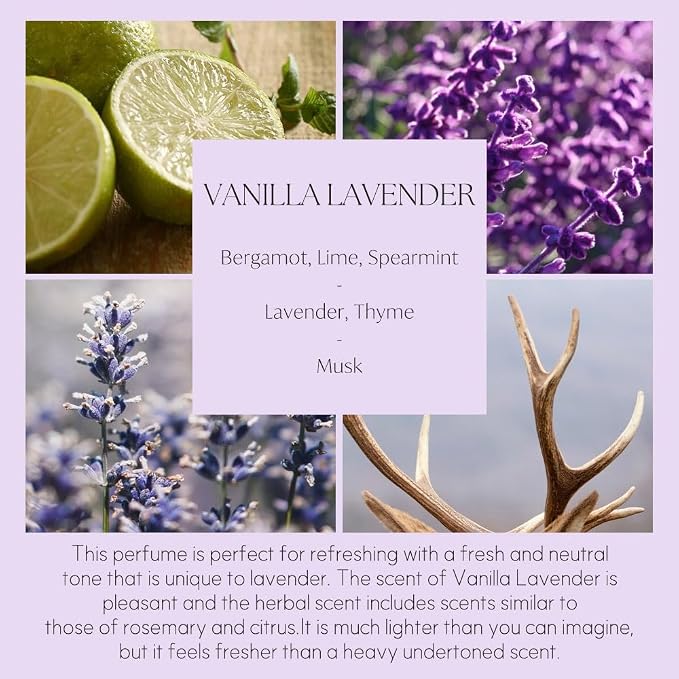 396 st. Peony Flower Reed Diffuser, Vanilla Lavender, 200ml(6.7oz) / Reed Diffuser Sets, Home Fragrance, Scented Oils, Home & Bathroom Décor