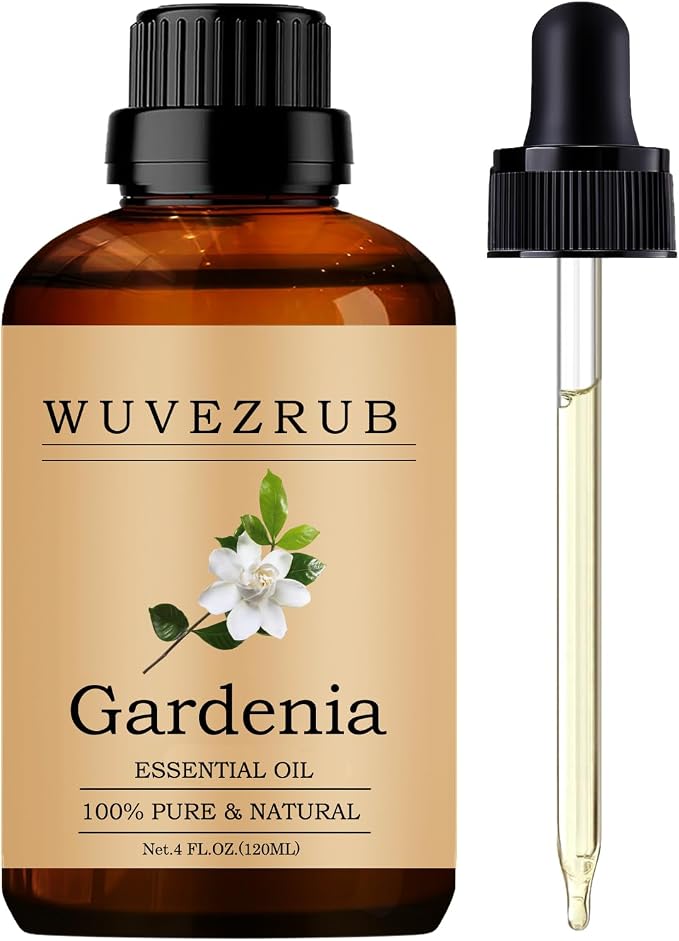 Gardenia Essential Oils 120ML, Pure Gardenia Essential Oil for Aromatherapy Diffuser - 4 Fl Oz