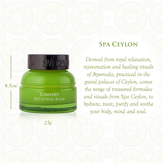 SPA CEYLON Comfort Relieving Balm | Ayurveda Herbal Balm for Rapid Relief & Everyday Comfort | Fast-Acting Formula for All Skin Types