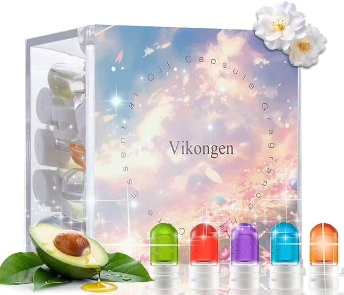 Hair Perfume for Women, 5 Scents Mini Hair Fragrance Set, Long Lasting Fresh Scent, 2-in-1 Hair Perfume Oil with Avocado & Camellia, Smooth & Anti-Frizz Hair Mist (30pcs)