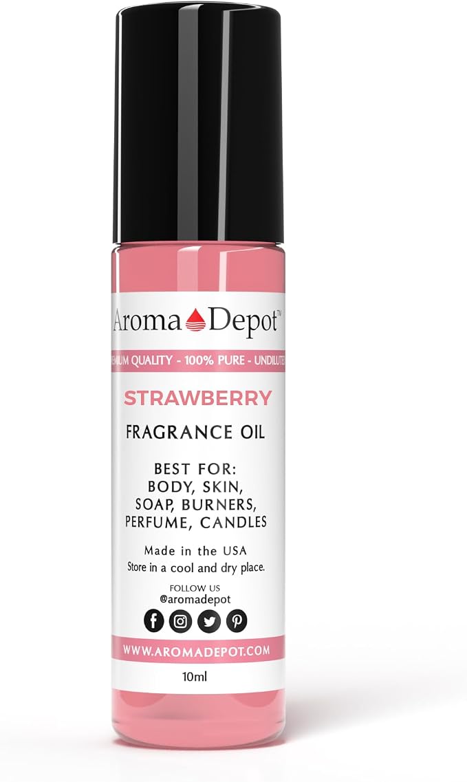 Aroma Depot 10 ml. Strawberry Body Oil Premium Quality Uncut Fragrance Oil