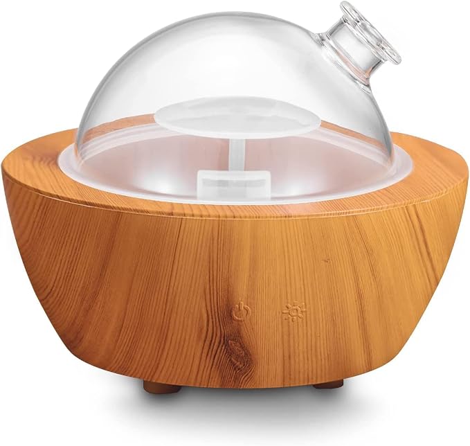 Essential Oil Diffuser Glass Dome,The Diameter is 4.75 Inches, 2.1Inches High,Not Fit for All The Diffuser，Only Suitable for use with Our Product,Please Choose Carefully