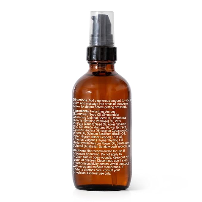 Plant Therapy Nerve Body Oil with Arnica 4 oz, Soothing Body Care or Nerve Discomfort, Tingling, Sensitive Skin, and Dry Skin