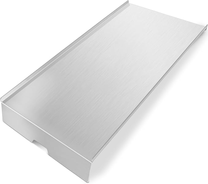 Drip Tray for Traeger 34 Pro Series Grease Pan Replacement Parts KIT0786 BCA006 Eastwood Texas Elite Pellet Smoker Grill Heavy Duty Heat Baffle Diffuser Stainless Steel BBQ Accessories
