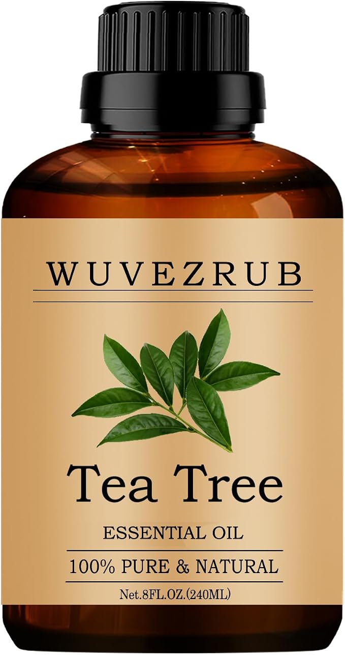 Tea Tree Essential Oils, 240ML 100% Pure and Natural Essential Oil for Aromatherapy Diffuser - Tea Tree /8 Fl Oz