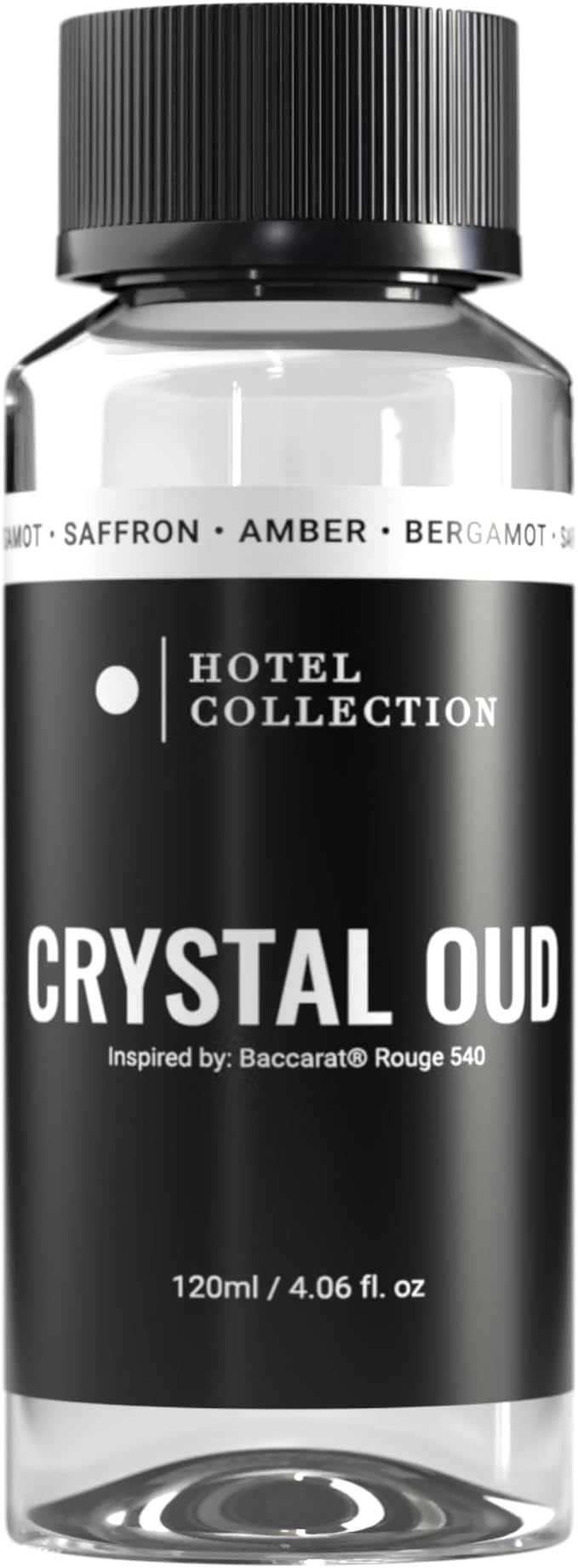 Hotel Collection Diffuser Oil - Crystal Oud - Aromatherapy Essential Fragrance Oil - Bergamot, Sweet Berries, Jasmine & Saffron - 120ML 4.1 Fl oz
