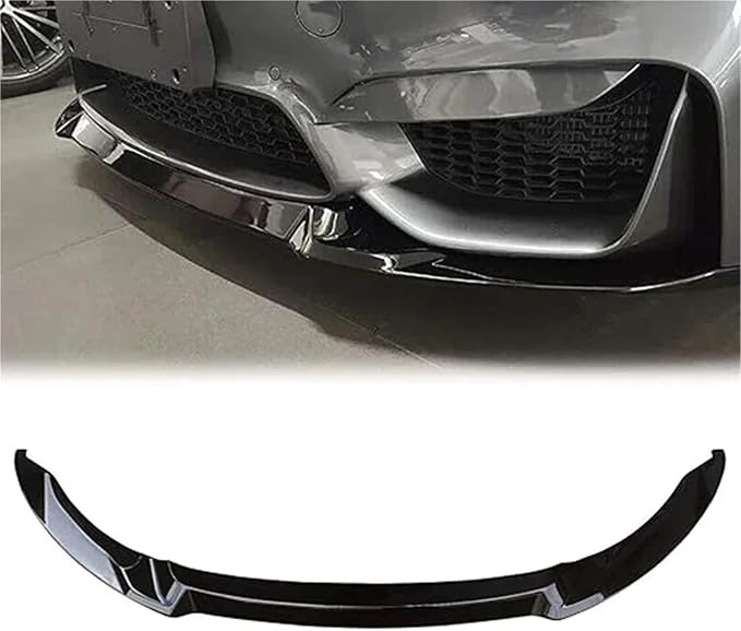 Front Bumper Lip Spoiler Splitter Body Kit Diffuser For BMW F80 M3 F82 F83 M4 2015-2020 Shovel Cars Accessories(Carbon Fiber Style)