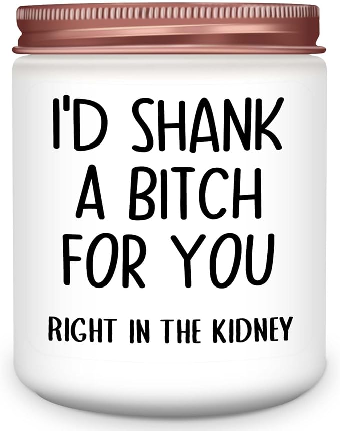 Homsolver Birthday Gifts for Women, Mothers Day Christmas Gift, Best Friend Birthday Gifts for Women, Her, Mom, Friend, Bestie, Sister, Funny Friendship Womens Lavender Candles Gift Idea