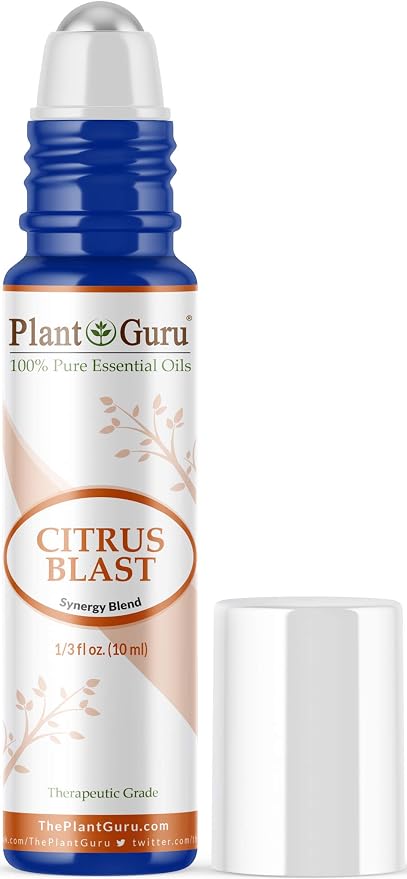 Citrus Blast Essential Oil Blend Roll On 10 ml 100% Pure Pre-Diluted Therapeutic Grade.