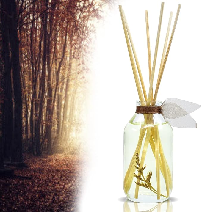 Cashmere Woods Reed Diffuser Set, Luxury Home Fragrance, Room Scent | Woods, lavender, and lilac profile, entryway decor, guest bathroom, living room, home aroma