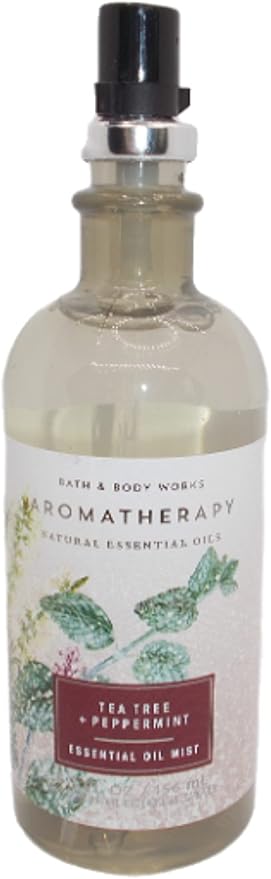 Bath and Body Works Aromatherapy Tea Tree + Peppermint Pillow Mist 5.3 Fl Oz (Tea Tree + Peppermint)