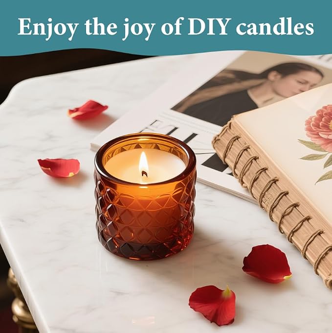 SAEUYVB Candle Making Kit,Soy Wax for Candle Making,DIY Candle Making Supplies,Including 5lbs Natural Soy Wax Flakes,Wax Melter,Candle Wicks,Candle Kit for Adults,Beginnner