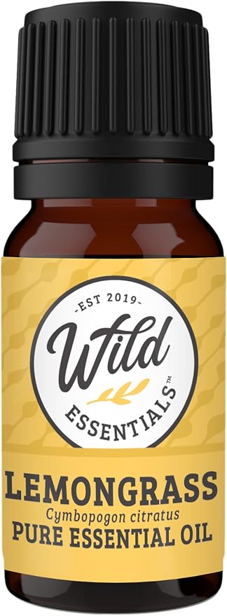 Wild Essentials 4-Piece 100% Pure Therapeutic Grade Essential Oil Sampler Set - Aromatherapy Gift Set - Includes Lavender, Peppermint, Lemongrass and Orange- 5ml Bottles