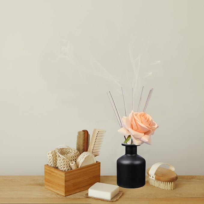 HOSSIAN 50PCS Reed Diffuser Sticks-7.87inch Natural Rattan Diffuser Reeds-Primary Color Reed Diffuser Refill