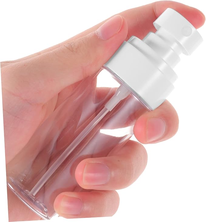 5pcs Small Travel Plastic Spray Bottles for Hair Perfume Atomizer Refillable