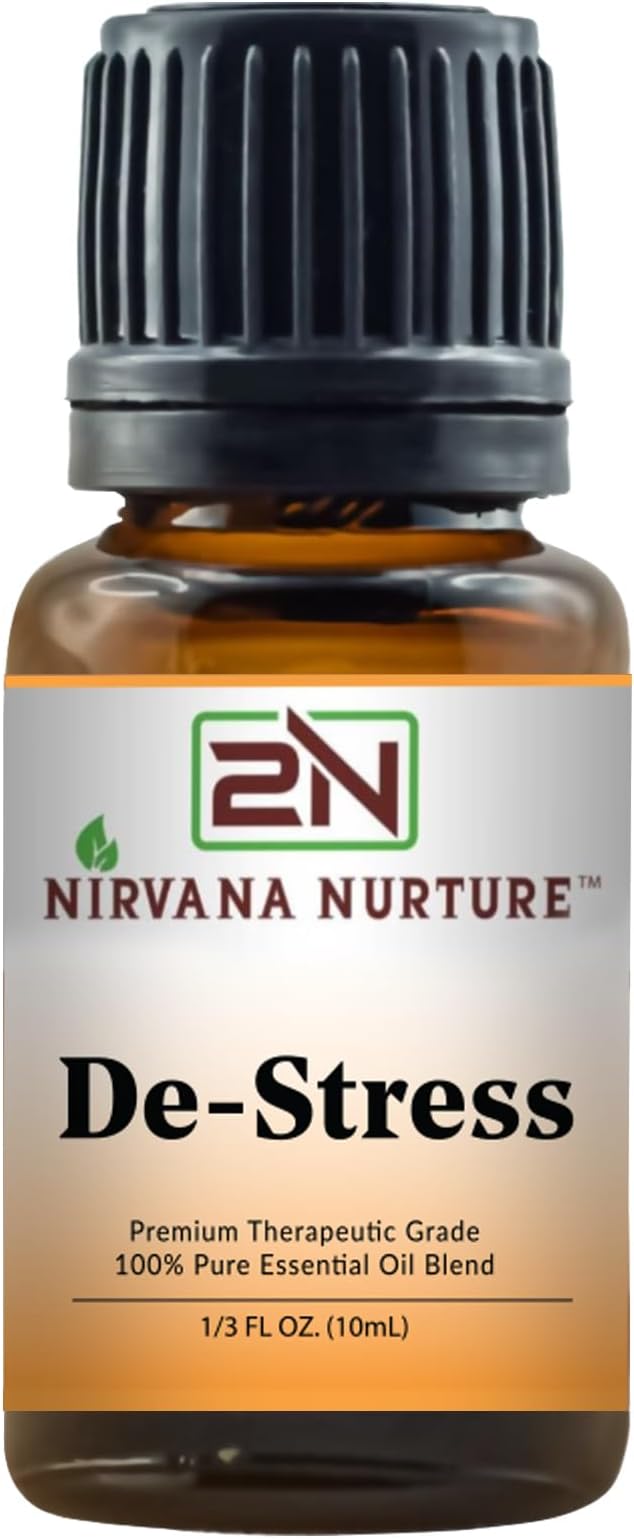 De Stress Blend 100% Pure Natural Premium Grade, Undiluted, Ease Stress, Aromatherapy, Mood Booster, Calm & Relax Mind