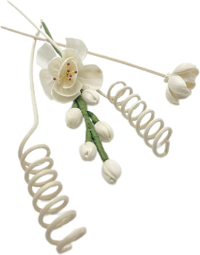 Artificial Flower Rattan Sticks Set Fireless Fragrances Reed Diffuser Stick Essential Oil Aroma Diffuser Sticks DIY Ornaments Home Decor - Style 5