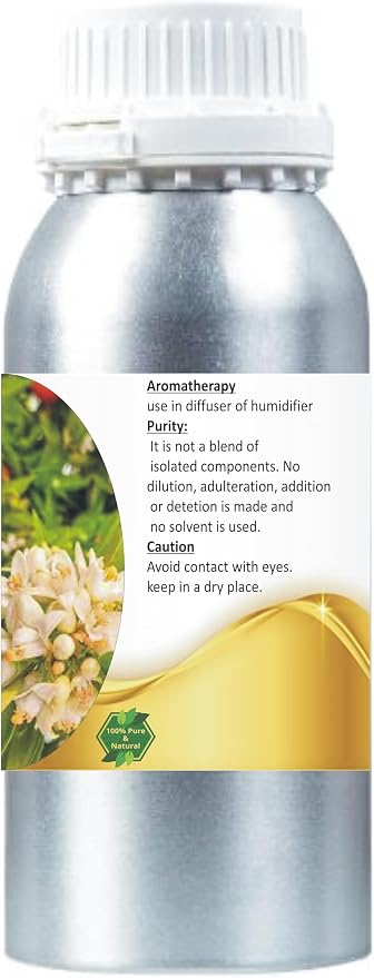LEVENMOOI Therapeutic Grade Essential Oil – Pure & Natural for Aromatherapy, Humidifiers, Diffusers & DIY Uses (1000ML, Neroli)
