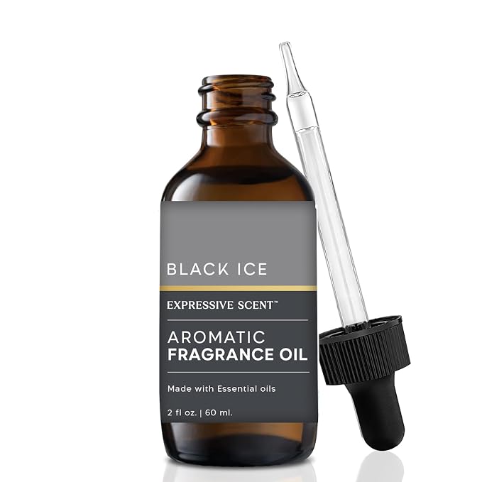 2oz Scented Home Fragrance Essential Oil by Expressive Scent (Black Ice)