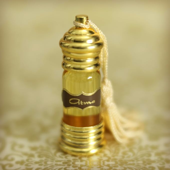 Prabhuji's Gifts Atma Attar Perfume Oil – Unisex Body Fragrance, Essential Oil Blend, Vegan, Long-Lasting Scent, 6 mL