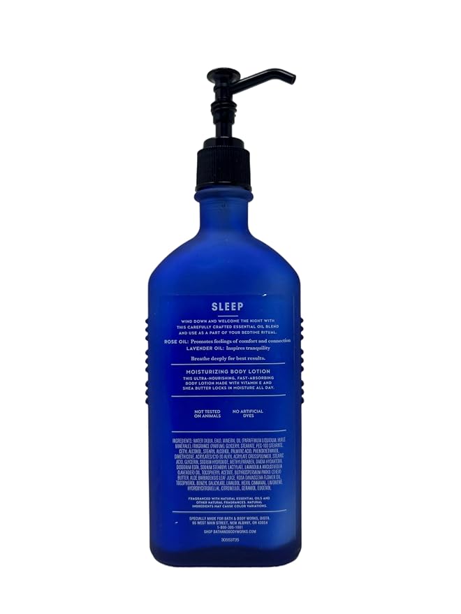 Bath & Body Works Aromatherapy Sleep ROSE LAVENDER 2-Pack Moisturizing Body Lotion - Full Size