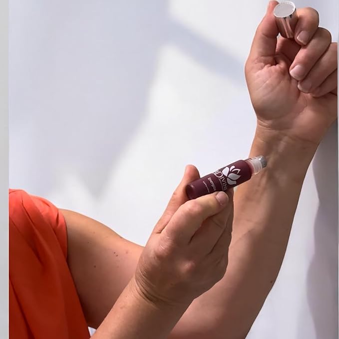 Energize Aromatherapy Roll-On, Therapeutic, Organic Essential Oil Blends. (Energize)