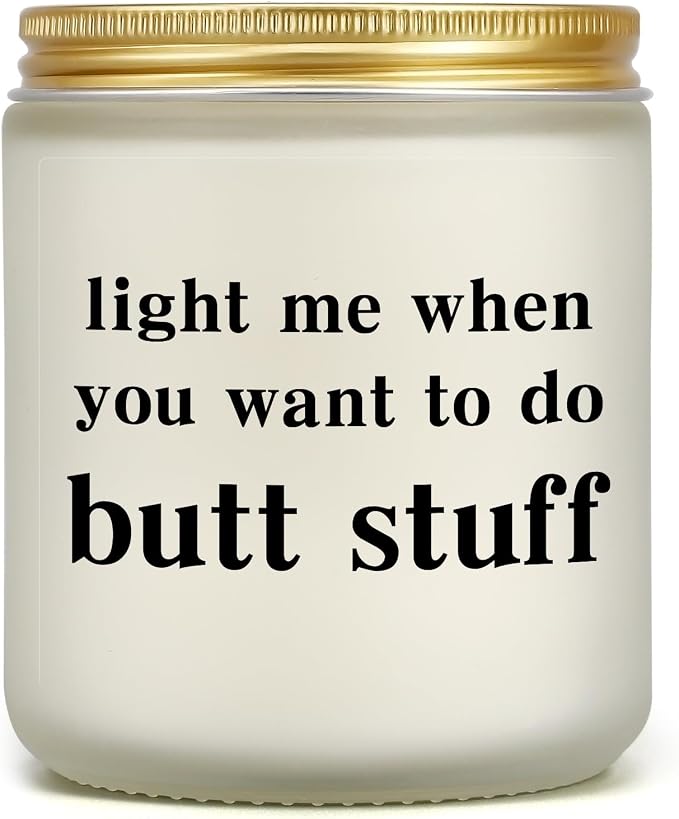 Funny Gifts for Men Women, Valentines Day Gifts for Him Boyfriend Her Girlfriend Husband Wife, Anniversary Birthday Christmas Love You Miss You Romantic Candle Gift for Couple Fiance Guy