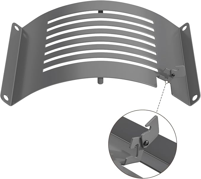 Upgraded Sliding Cover Bottom Kit Replacement for Pit Boss PB1230 Series Combo Pellet Grills,Flame Broiler Parts for Pit Boss PB1230SP, PB1230CC, PB1230G, PB1100PSC2, PB550G Pellet Smoker Accessories