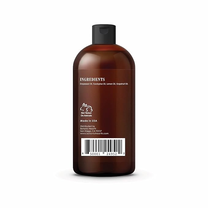 Botanic Hearth Cellulite Massage Oil 8 Fl Oz| Refreshing, Relaxing Massage Oils for Muscle Relaxing & Joint Comfort | Made with Natural Oils | for All Skin Types, for Men & Women