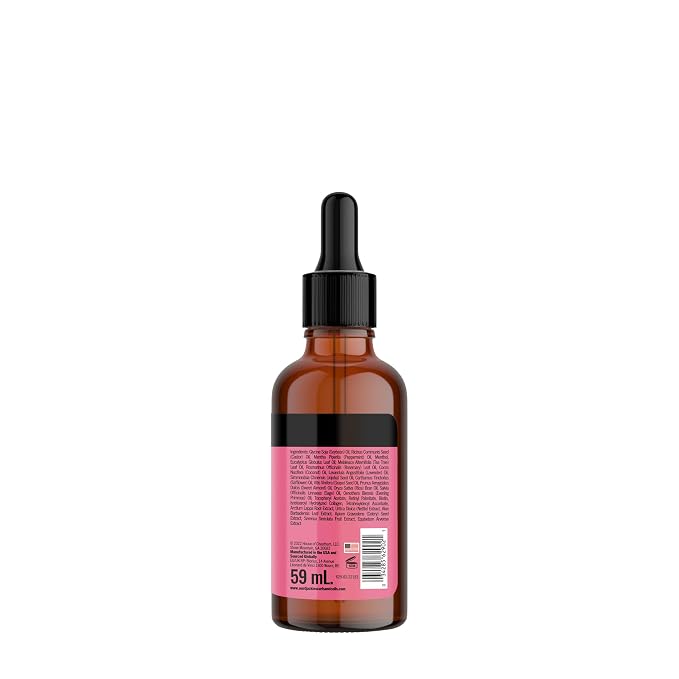 Aunt Jackie's Elixir Essentials Hair & Scalp Oil, Collagen, Tea Tree Oil & Eucalyptus, Thickens & Supports Hair Growth, 2 oz