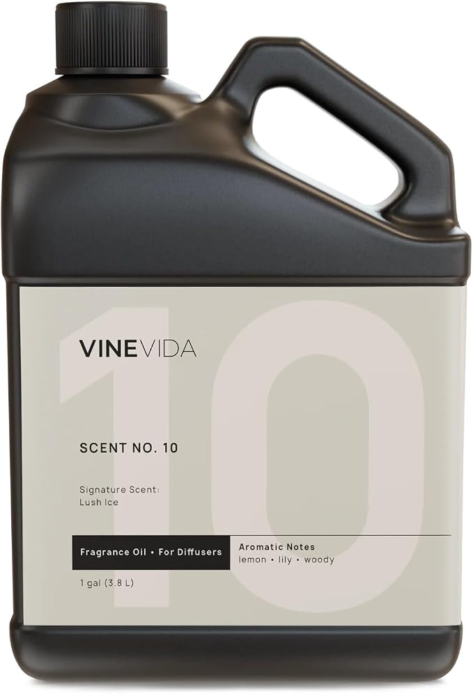 VINEVIDA Lush Ice Fragrance Oil for Cold Air Diffusers - (128 Fl Oz) - Essential Oils for Diffuser Oil Refill & Air Freshener Room Spray